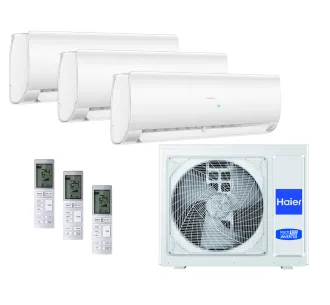 Set sistemului de climatizare Haier cu 3 unitati interioare 3х25 m²