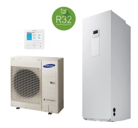 Pompe de caldura R32 ClimateHub split SAMSUNG AE090RXEDGG/EU + Boiler incorporat AE260RNWSEG/EU + Controllr MWR-WW10N