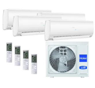 Set sistemului de climatizare Haier cu 4 unitati interioare 2x35 m² + 2x25 m²