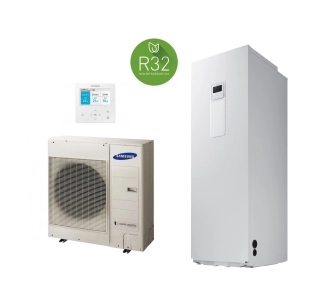 Pompe de caldura R32 ClimateHub split SAMSUNG AE040RXEDEG/EU + Boiler incorporat AE200RNWSEG/EU + Controllr MWR-WW10N