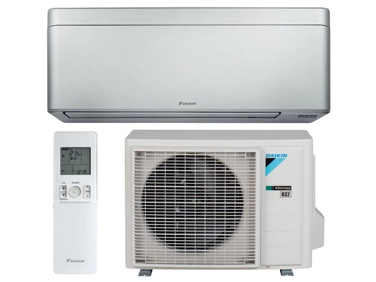 Кондиционер DAIKIN Inverter STYLISH FTXA25BS+RXA25A серебряный A+++