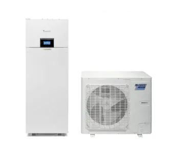 Pompă de căldură aer-apă tip split VERSATI III ALL IN ONE GRS-CQ10Pd/NhH-E (Putere 10 kW) + boiler de 200 litri