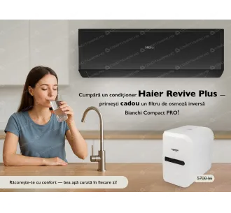 Conditioner HAIER REVIVE Plus DC Inverter R32 AS25RBAHRA-B 1U25YEGFRA-3 Negru (Încălzire pana la - 20°C)