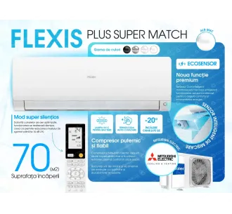 Conditioner HAIER FLEXIS Plus DC Inverter Super Match AS71S2SF1FA-WH-1U71S2SR2FA (alb mat)