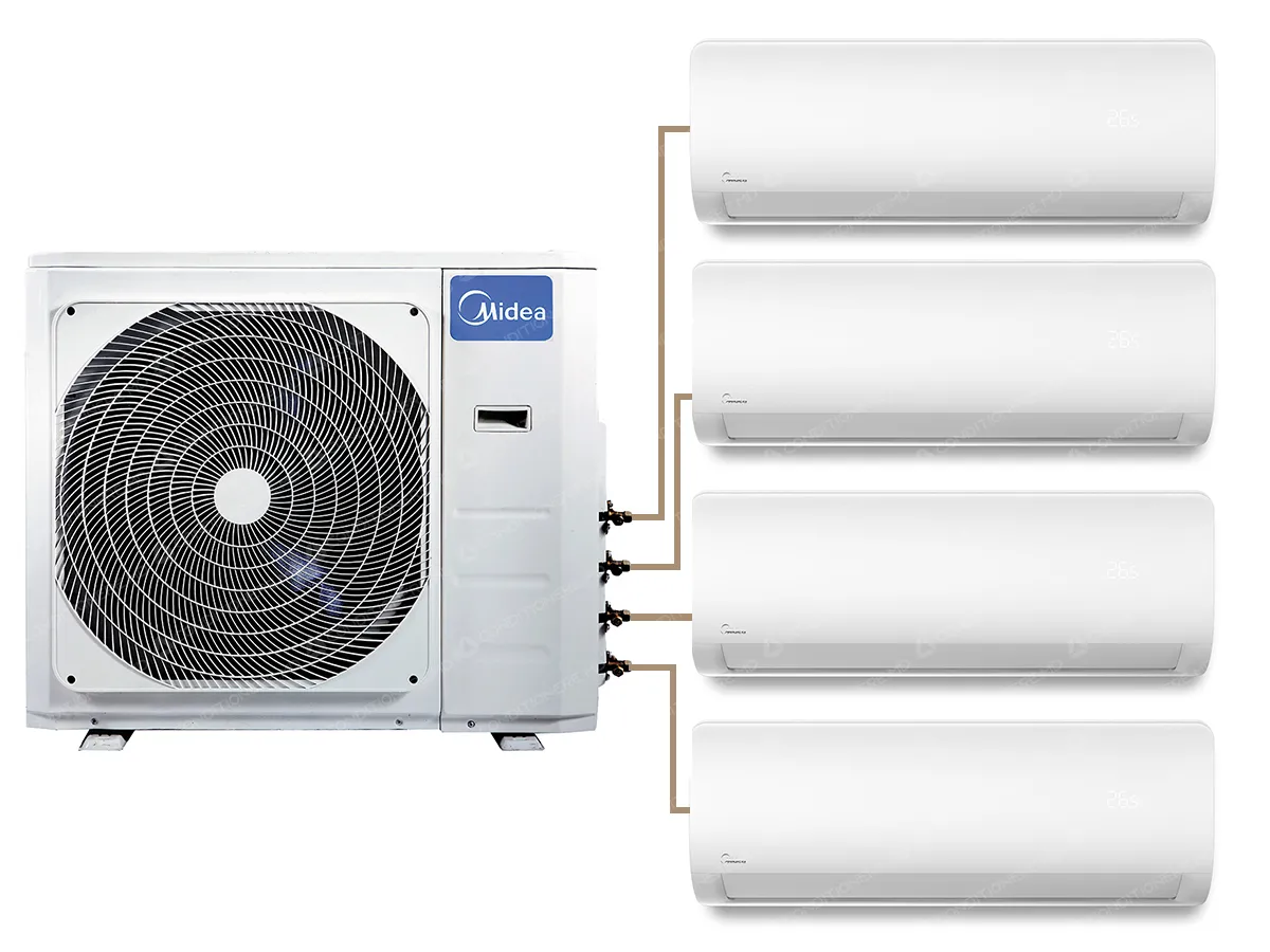 Unitate exterioară pentru aparat de aer condiționat multi-split Midea M4OE-28HFN8-Q, 24000 BTU