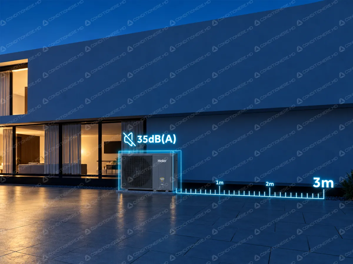 Pompă de căldură Haier SUPER AQUA Hydro Split GT R290, 10 kW, 3Ph, AW10NHUGHA + HU10NWAHYAE3
