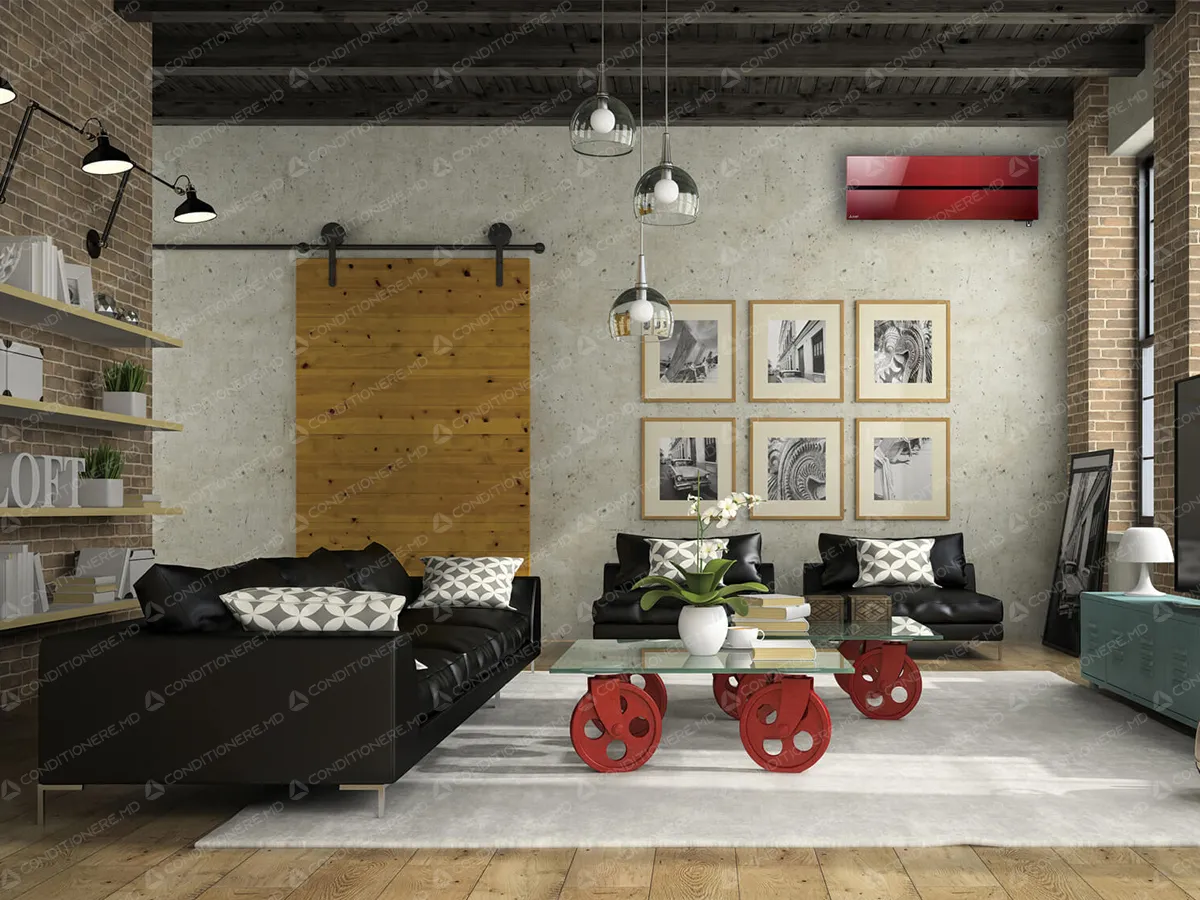 Unitate interioară a conditionerului Mitsubishi Electric MSZ-LN 50VGR-ER1 (roșu rubiniu)