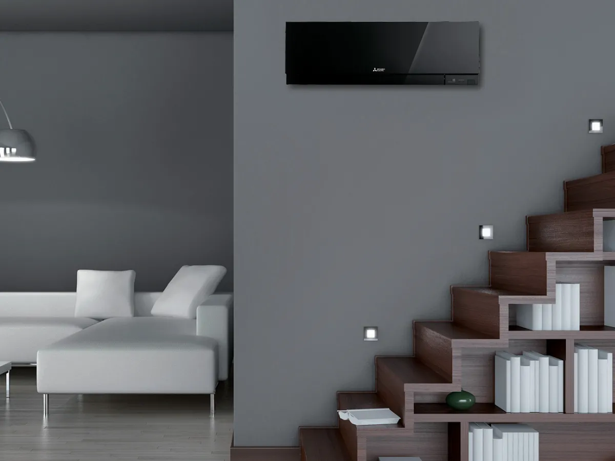 Кондиционер LUX DESIGN Mitsubishi Electric MSZ-EF50VGKB MUZ-EF50VG (черный глянец)