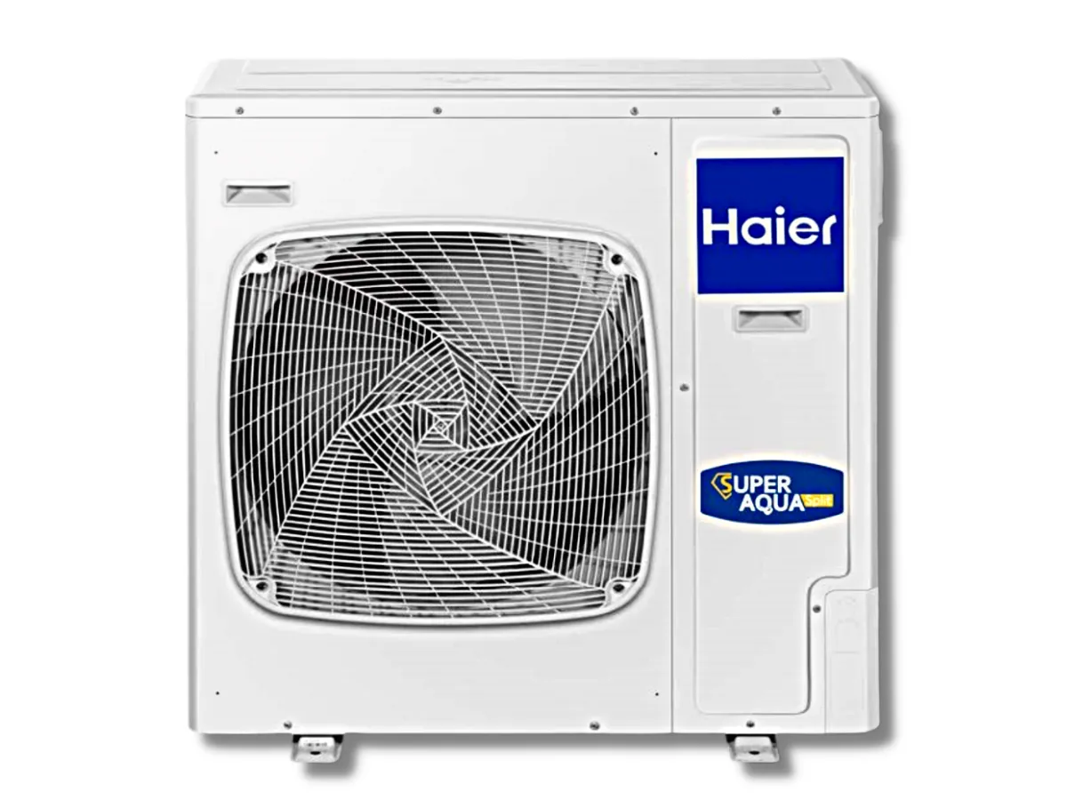 Тепловой насос воздух-вода сплит-система Haier Super Aqua AW062SSCHAHU062WAMNA+HW-WA101DBT