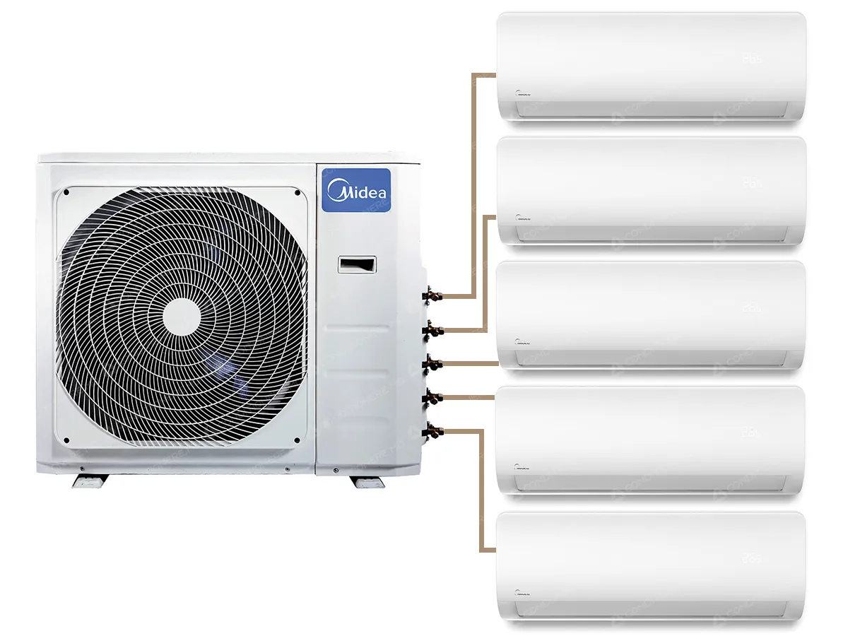 Unitate exterioară pentru aparat de aer condiționat multi-split Midea M5OE-42HFN8-Q, 42000 BTU