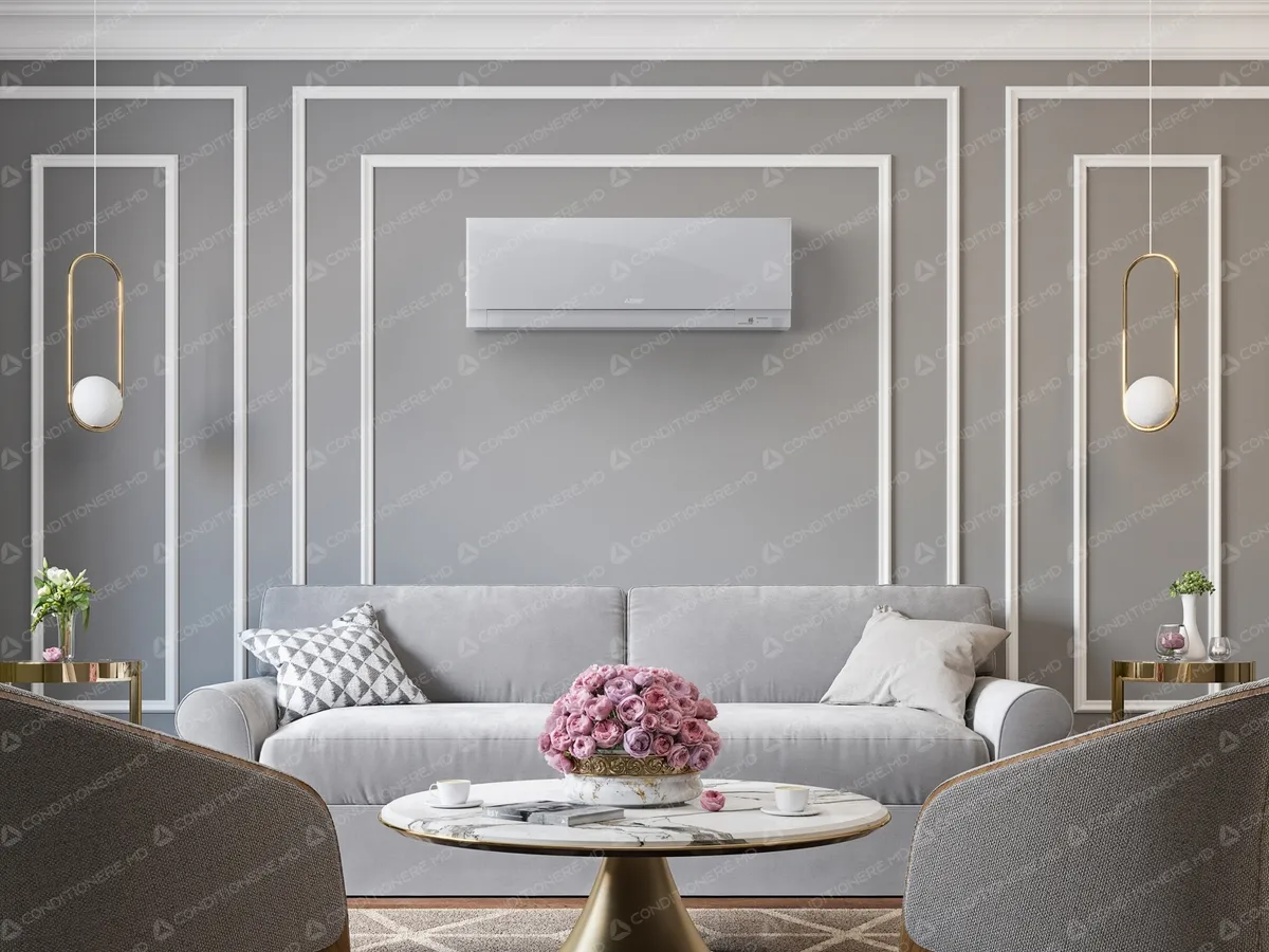 Unitate interioară a conditionerului Mitsubishi Electric MSZ-EF25 VGK W (alb strălucitor)